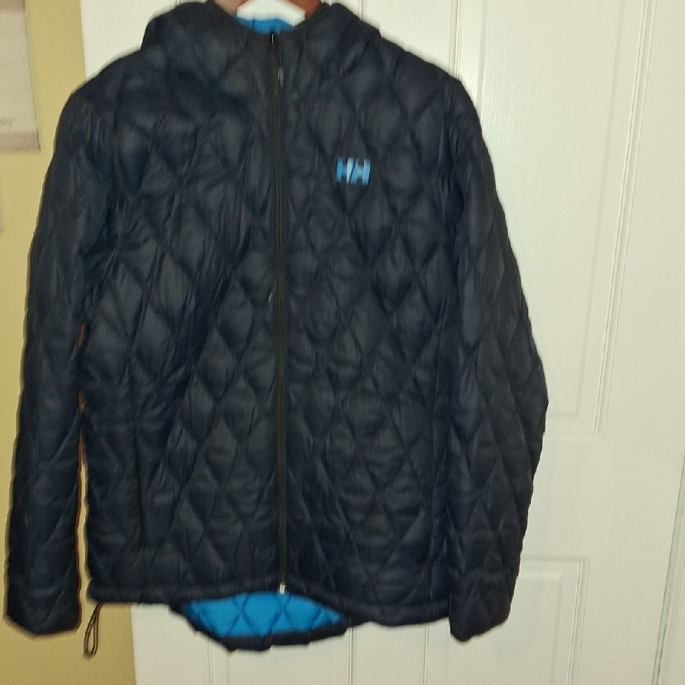 Helly Hansen Womens Navy and Blue Quilted Puffer Jacket